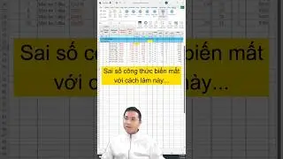 Sai số c&ocirc;ng thức sẽ biến mất với c&aacute;ch l&agrave;m n&agrave;y