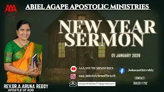 AAA YOUTH Ministries is live! NEW YEAR SERMON 01-01-2026