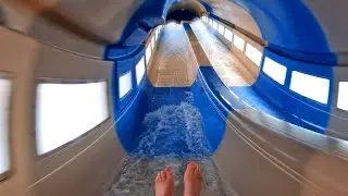 Walibi Belgium - BANZAI Water Coaster POV | Aqualibi [NEW 2023]