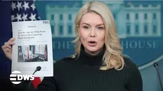 WATCH: Karoline Leavitt Confronted on Minneapolis ICE Shooting and Law Enforcement Crisis | AC14
