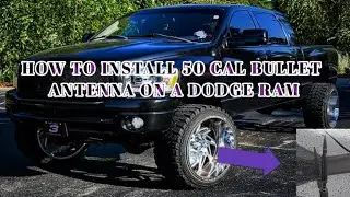 Bullet Antenna install 2007 dodge ram #dodgeram #install #antenna