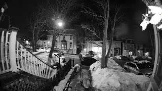 Weird guy seen on doorbell camera (found footage)