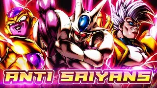 YOU MUST BE ANNIHILATED SAIYAN MONKEY! THE SAIYAN HATERS BAND TOGETHER! | Dragon Ball Legends