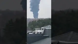 Rauchs&auml;ule bei Tschernihiw: Russland greift die Ukraine an - Bilder aus Memmingens Partnerstadt