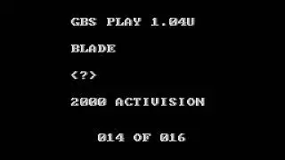 Blade (Game Boy Color) Soundtrack 14/16 [Intro Music]
