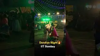 IIT Bombay wali Dandiya Nights🔥#iitbombay #iit #shorts #viral #trending #dance #navratri #dandiya