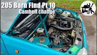Peugeot 205 Barn find Part 10 Cam Belt change