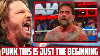 BREAKING 🚨 STYLES SNAPS AFTER RAW CHAOS &mdash; WAS CM PUNK PROTECTED BY WWE OFFICIALS.