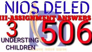 506 ASSIGNMENT -3 QUESTIONS ENGLISH