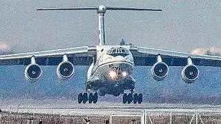 ONLY ACTIVE ILYUSHIN IL-76MF IN WORLD | Egypt Air Force SU-BTY Takeoff from Batajnica