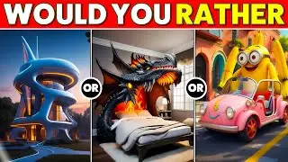 Would You Rather...? Build Your Luxury Fantasy House 🏡✨🍫🌈🦄