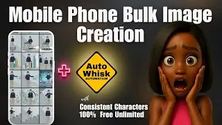Automatic Bulk Image Generation on Mobile Phone | 100% Free AI Image Creation(Auto Whisk)
