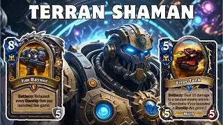 Post-Nerf 100% WR? - Best Terran Shaman Deck to Climb Legend - Hearthstone Standard 31.6.2