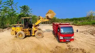 Wheel Loader Loading Dump Truck #wheelloader 