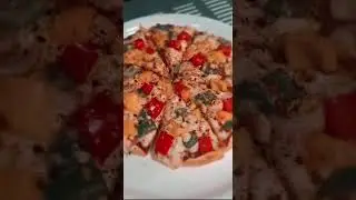 Veg Pizza _ make in IFB microwave oven
