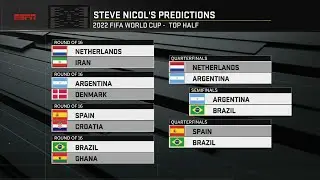 ESPN FC reveals their 2022 FIFA World Cup brackets! 👀⚽