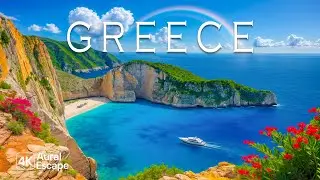 Greece 4K UHD &ndash; Santorini Sunsets & Aegean Dreams | Aural Escape 4K