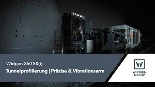 Wirtgen Cross Application Miner 260 SX(i) | Profilierung und Absenkung von Tunnelsohlen