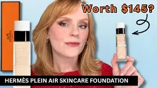 Is HERM&Egrave;S Plein Air Luminous Matte Foundation worth $145? l Full-day wear test for mature skin