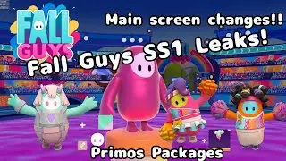 Fall Guys Season Symphony 01 Leaks! Main screen will be changed! All packages, custom and difficulty