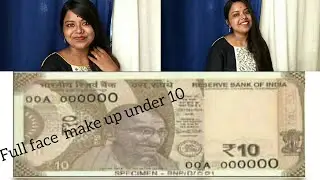 Full face makeup under 10 Rupees ☺ ll Rim's corner ll