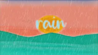 V X D I M - rain (Official animated lyric video)