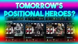 Tomorrows Positional Heroes??!! - My Predictions - Madden Mobile 17