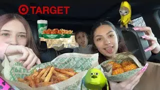 come with me to target, wingstop, and to get my nails done😱😱😱🔥🔥🔥🔥