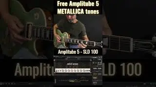 Free Metallica Guitar Tones with AmpliTube 5 CS | Real Amp Sound | FREE Plugin #shorts