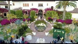 Arjun & Neiloo's Reception Entrance at the gorgeous Hummingbird Nest Ranch