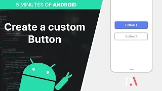 How to create a custom button in an Android application
