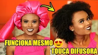 TOUCA DIFUSORA DE CETIM COMO SECAR CABELO RÁPIDO
