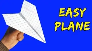 Make airplane with Paper | Aeroplane Paper banana|fast flying Paper Plane making #120