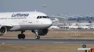 Lufthansa Abflug von Frankfurt Flughafen