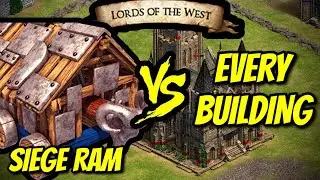 SIEGE RAM vs EVERY BUILDING | AoE II: Definitive Edition