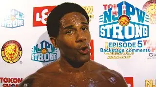 Fred Rosser gives his first backstage interview! |NJPW STRONG backstage comments