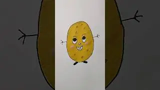 Potato Easy Drawing For Kids #potato #kidstvforfun #trending #shorts #viralshorts #trendingshorts