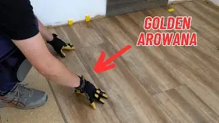 Правильный способ установки виниловой широкой планки Golden Arowana HDPC от Costco