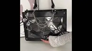Dark wind maze butterfly pain Bag tote bag  #premiumbag #highqualitybag #fashion #handbags #bag