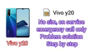 Vivo all model on sim, on service, emergency call, problem solution step by step