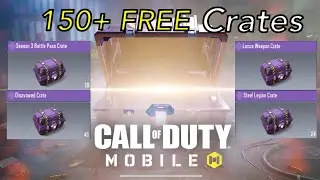 Opening 150+ FREE Crates Steel Legion, Locus + More in COD Mobile!