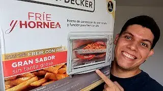 Compré un HORNO con AIR FRYER y lo puse a prueba 📺 ¿Vale la pena? - UNBOXING