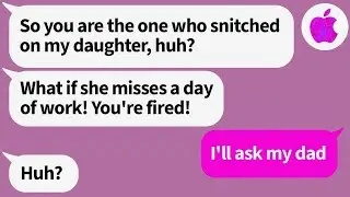 The new employee who got in only because her father is the CEO skipped work on her first day
