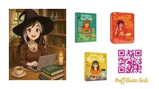 Cottagecore Witch Cookbook Shopping Show - Made with AI - Kim-Joy Anime Style Experimental Promo