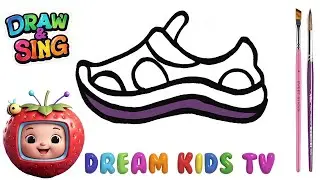7. 👟 Sparkly Glitter Shoes Art & Song for Toddlers | Nursery Rhymes & Kids Songs 🖌️