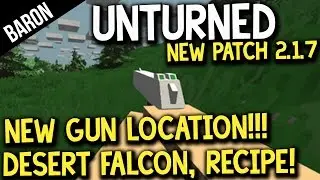 Unturned Patch 2.1.7 - New Gun Desert Falcon Location, New Recipe, Patch Notes!