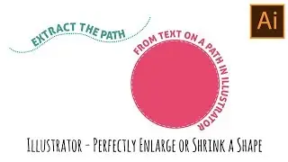 Illustrator - Extract the path from text on a path