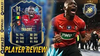 MEJOR QUE CLAUSS? 91 HAMARI TRAOR&Eacute; TOTS OBJETIVOS PLAYER REVIEW FIFA 23 EQUIPO DE LA TEMPORADA