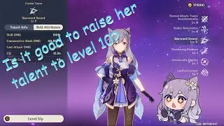 Upgrade Talent Keqing into level 10