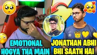 LOLZZZ EMOTIONAL 🥺 SAUMRAJ ON JONATHAN 🤔 WHY RIVALRY WITH GODLIKE 💛 | GODL